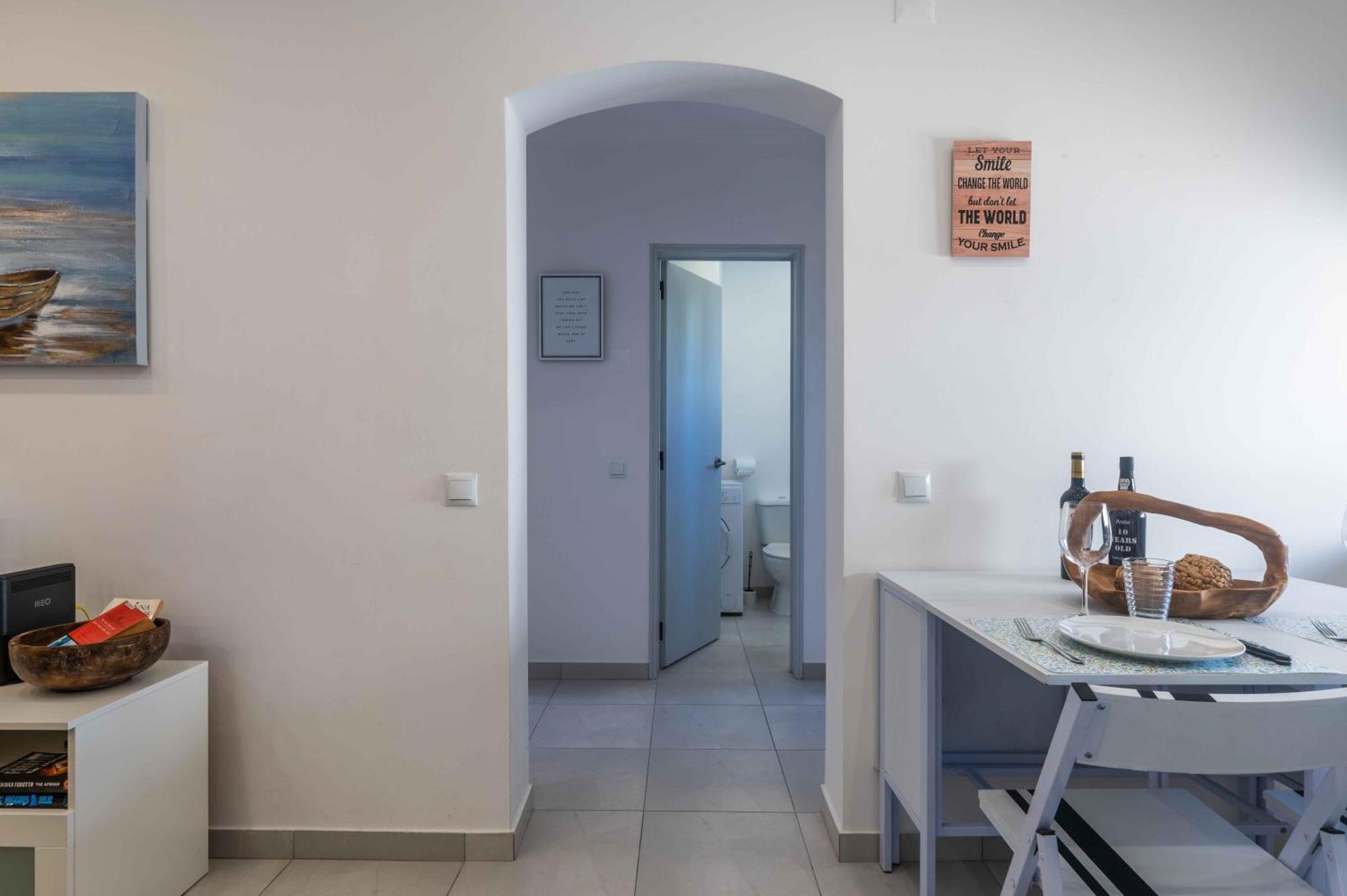 White T1 - Ocean View Apartment Albufeira Luaran gambar